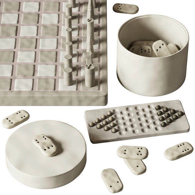 Decor set chess | декоративный набор шахматы — Скачать