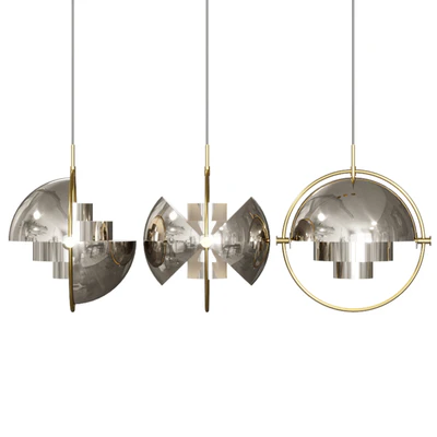 Gubi Multi Lite Pendant Louis Weisdorf Nickel — download