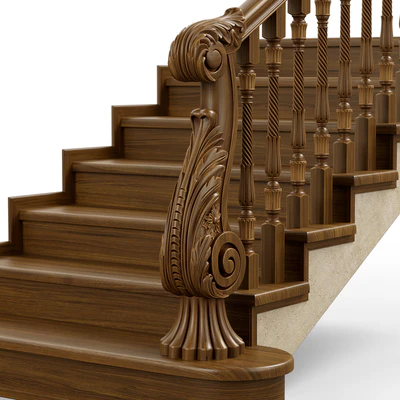 Wooden stairs 004 — Ver 7