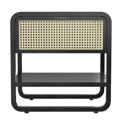Crate and Barrel - Anaise Cane Nightstand — Вид 3