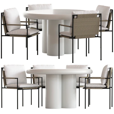 Coco Republic Malmo Chair and Anchorage Table — Вид 1