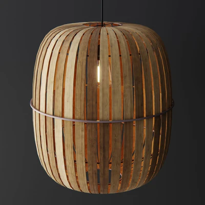 Ay Illuminate Kiwi Wren Bamboo Lamps — Вид 1