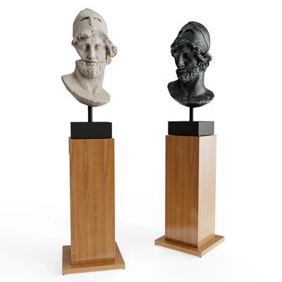 Hermes with helmet bust — Ver 4