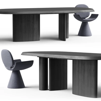 Padiglioni table and Youpi chair by BONALDO — Ver 1