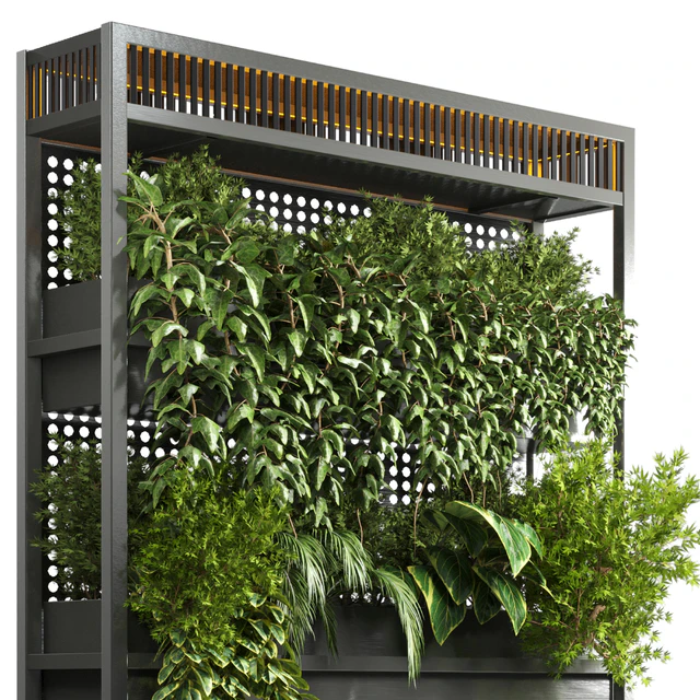 Indoor plant-plant stand metal vase 07 — Скачать