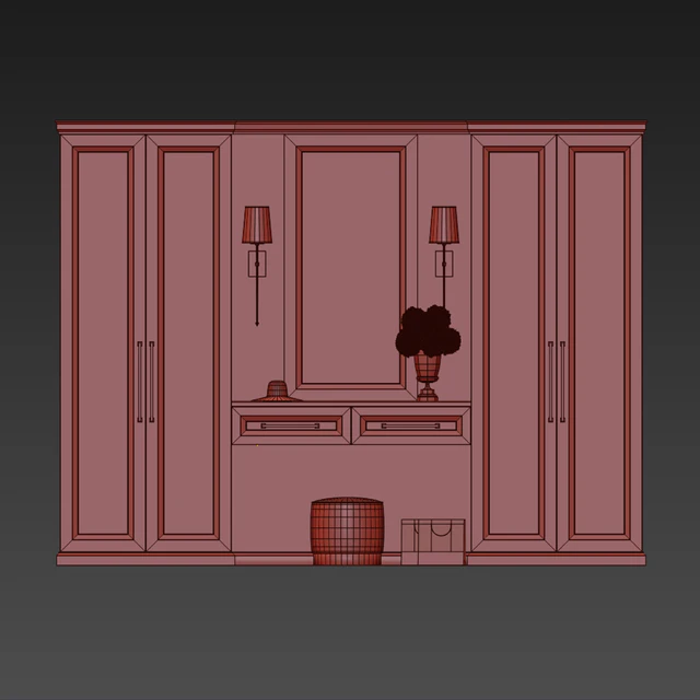 Прихожая Шкаф Set 3 — Скачать
