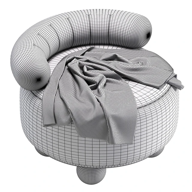 Armchair Lampi By Manner & Matter/Кресло Лампи — Скачать
