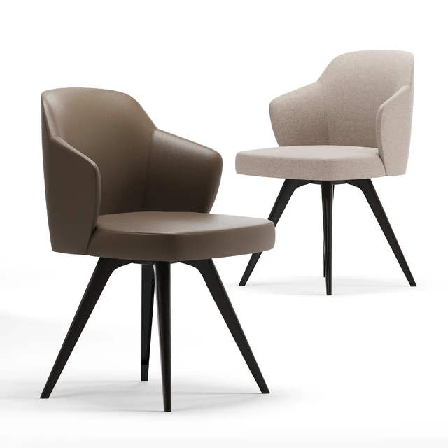 Leslie Dining chair minotti — Descargar