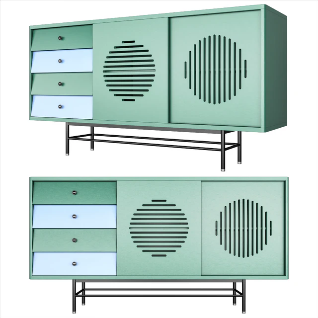 Light luxury modern sideboard — Скачать