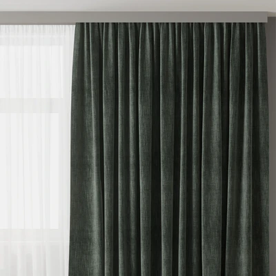 Curtain with rod 003 green curtain HBH — Вид 5