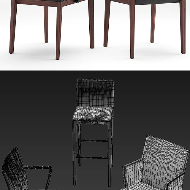 Table and chairs walter knoll Andoo — Descargar