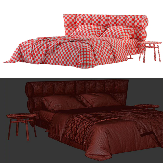 B&B Italia Husk Bed — Descargar