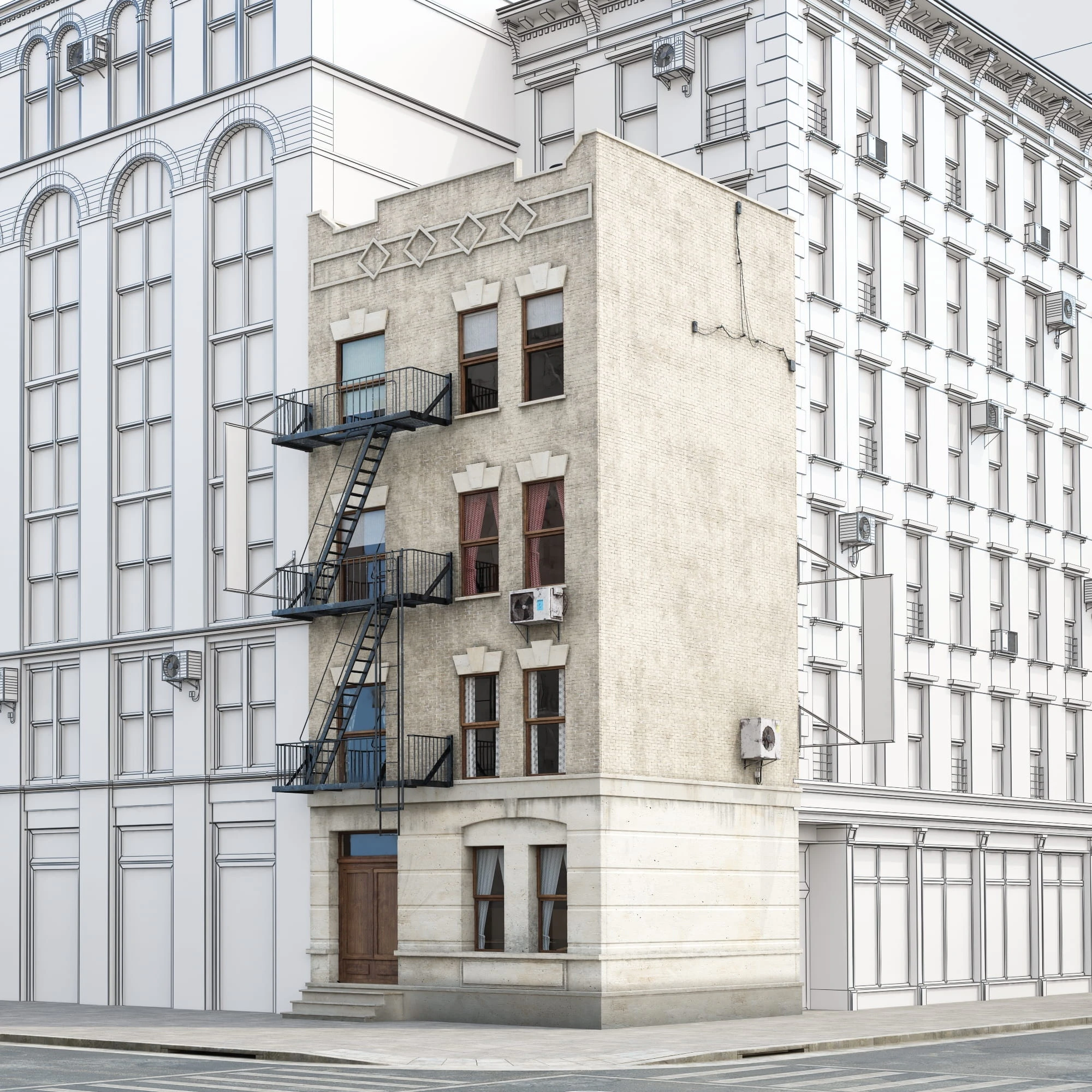 new york style buildings 024 — Descargar