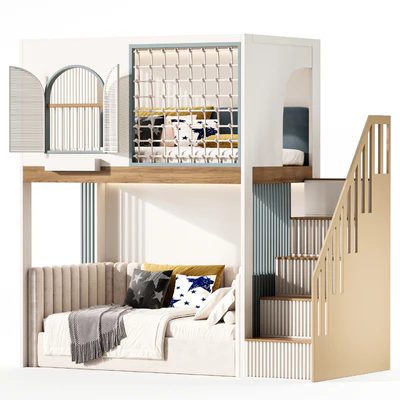 Bunk bed for kids 13 — Ver 7