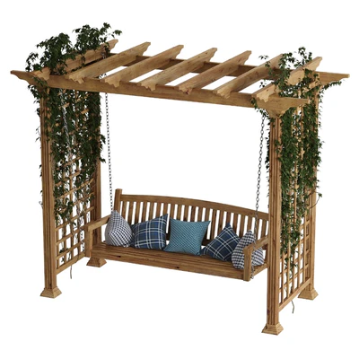 Garden swing pergola — Ver 5
