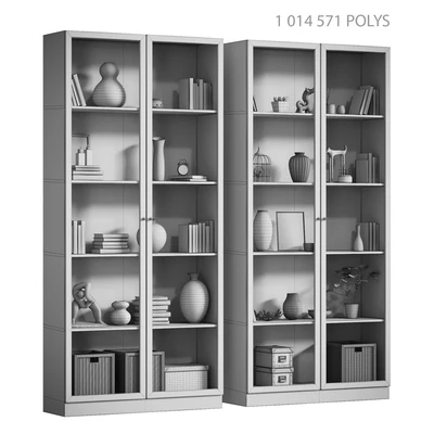 Wardrobe with decor # 7 (2 wardrobes) — Ver 6