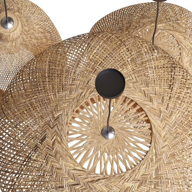 Rattan Pendant light — Descargar