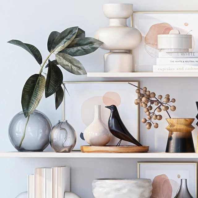 Shelves with decor — Descargar