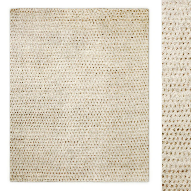 Dot Hand-Knotted Wool Shag Rug RH — Скачать