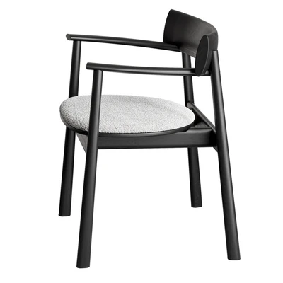 ELIPSA SOFT chair Black Oak by TAMO — Ver 5