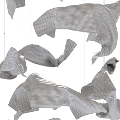 Hanging glass installation — Ver 5