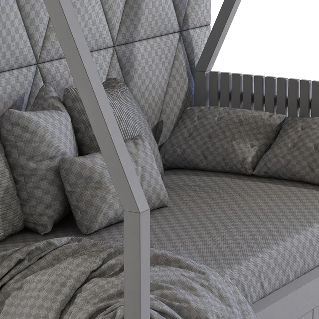 Children's bed in the form of a house 3 — Descargar