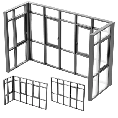 Balcony panoramic glazing — View 1