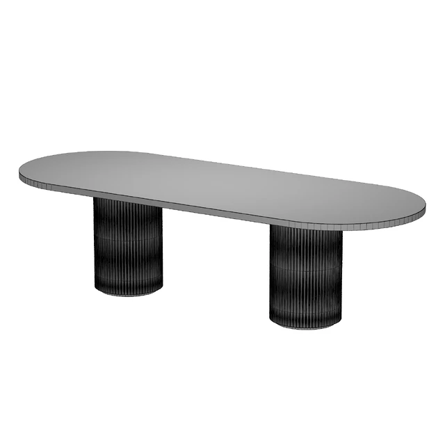 BYRON COLUMN RECTANGULAR DINING TABLE — Скачать