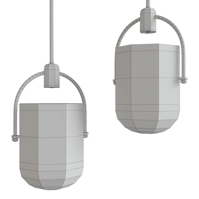Mid Century Modern Chic 1 Light Pendant With Mouth-blown — Скачать
