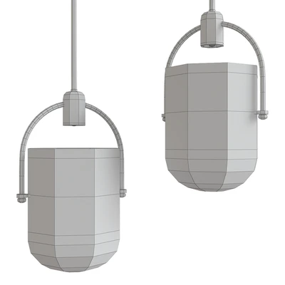 Mid Century Modern Chic 1 Light Pendant With Mouth-blown — Вид 2