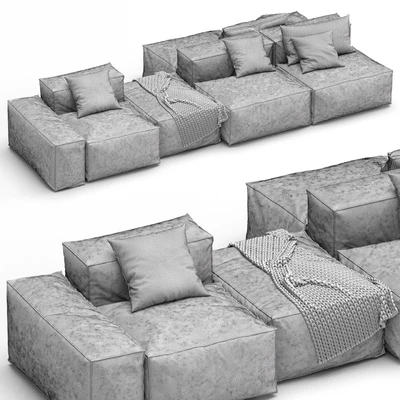 Bonaldo leather sofa PEANUT B — Ver 7