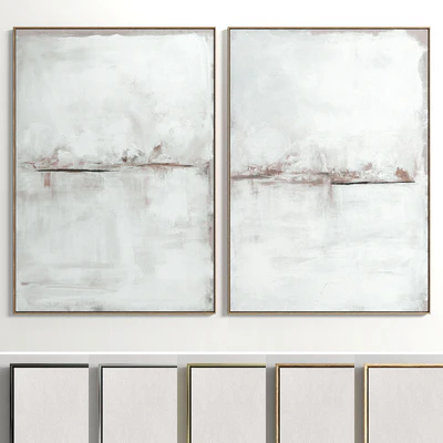 Plaster Two Photo Frame E-59 — Вид 1