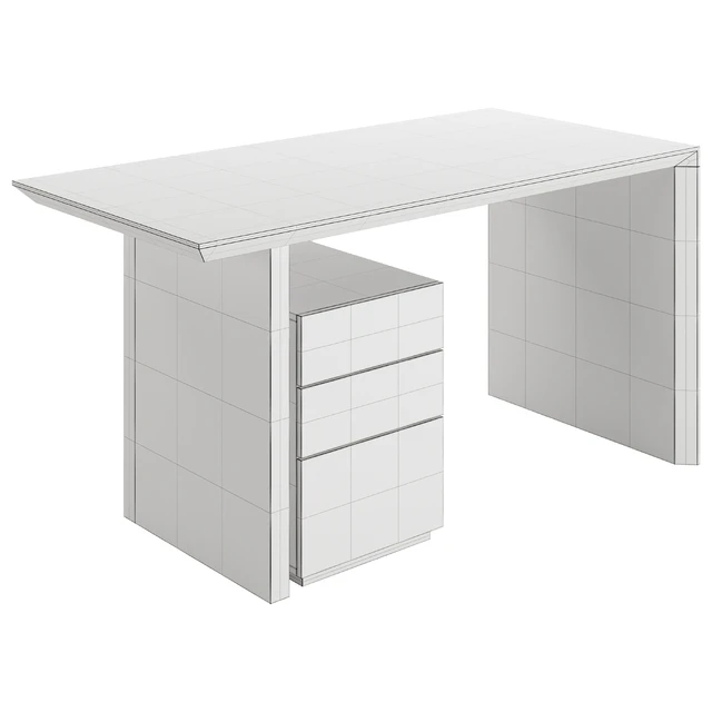 Modern 60 Wooden Desk by Homary — Скачать