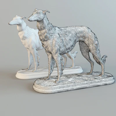 statuette of dog — Ver 3