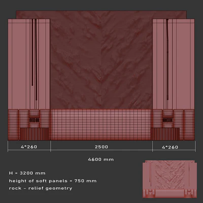 Изголовье кровати Cliff — Вид 7