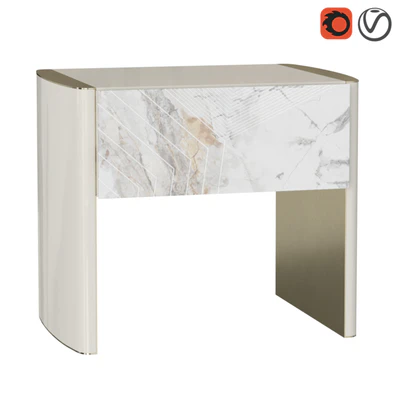 Bedside table LINFA by HESSENTIA Cornelio Cappellini — download