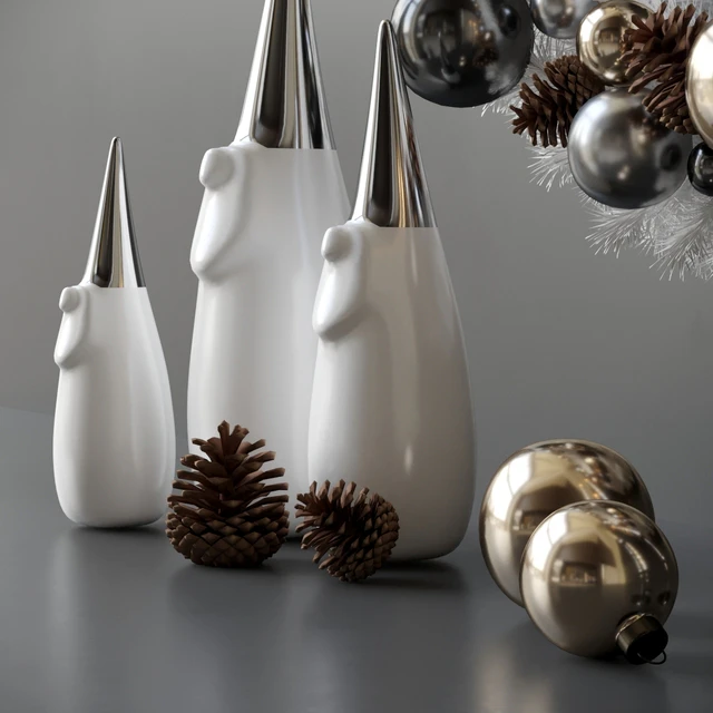 Christmas decor with candles and wreath — Descargar