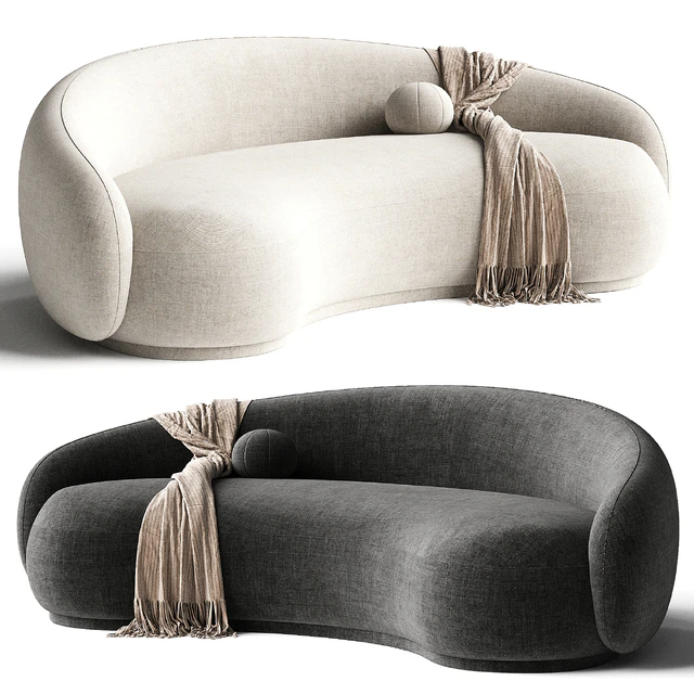 Kendall Sofa Blush — Скачать