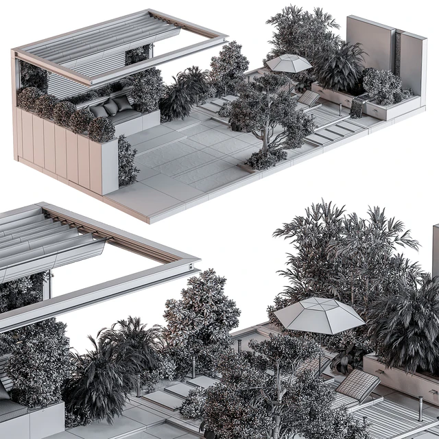 Landscape Furniture Backyard with Pool 93 — Descargar