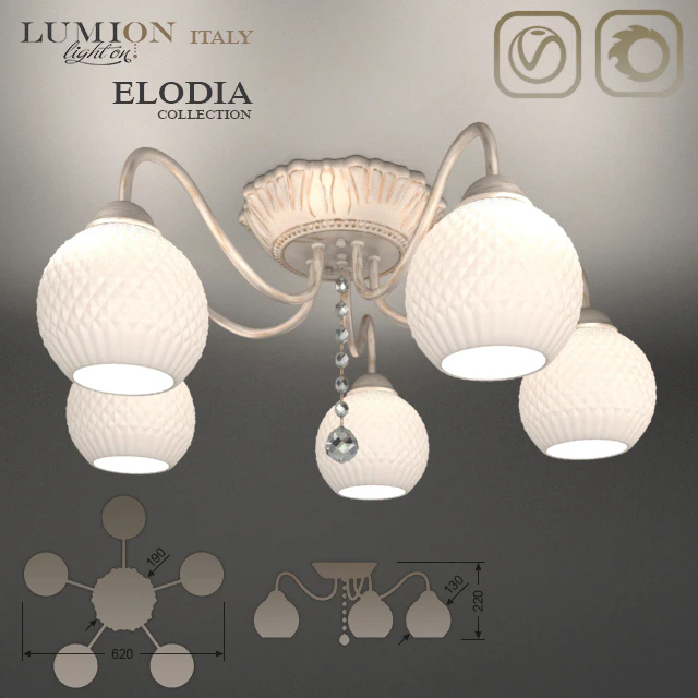 Chandelier Lumion Elodia 3122 / 5C — Descargar