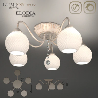 Chandelier Lumion Elodia 3122 / 5C — Ver 1