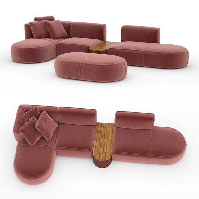 Cassina Bowy Sofa — Скачать