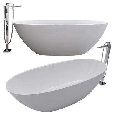 Free-Standing Bath Wila I Marmorin — descargar