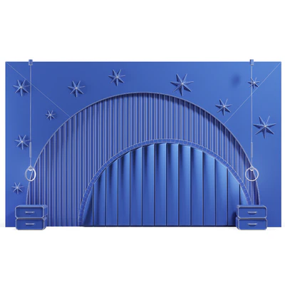 Headboard in nursery 01 — Ver 7