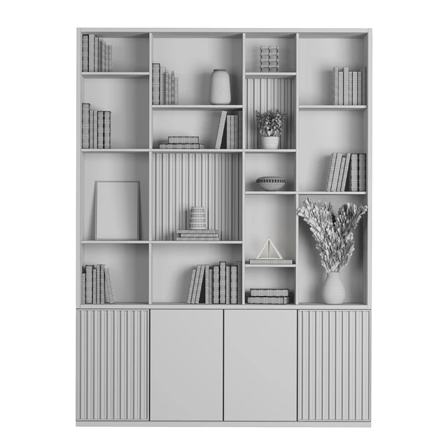 Rack and Bookcase 09 — Descargar
