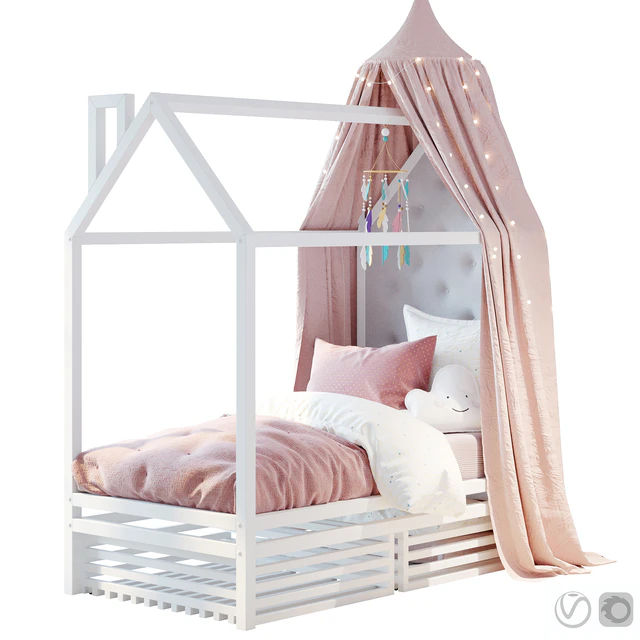 Bed house set 03 — Скачать