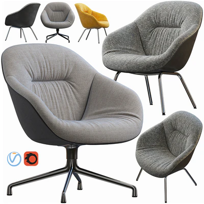 hay lounge armchair — Ver 1