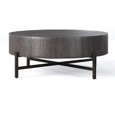 Fargo 40" Round Reclaimed Wood Coffee Table by pottery barn — Вид 5