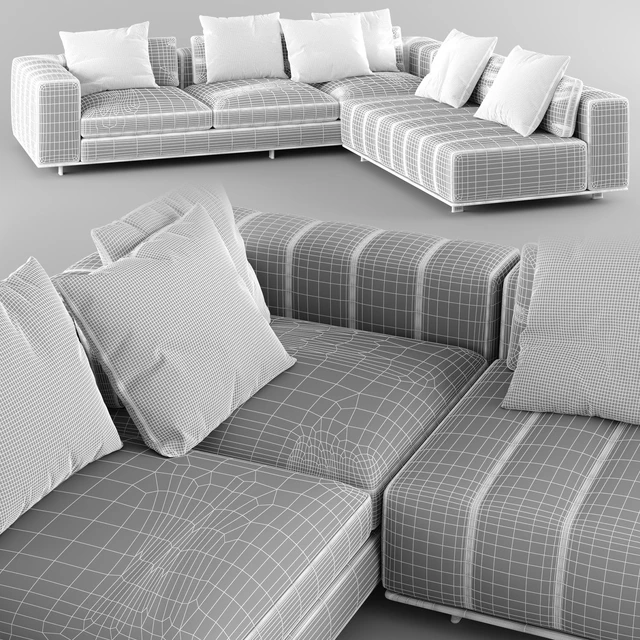 Minotti Freeman Sofa 09 — Скачать