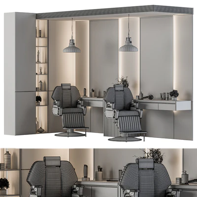 Beauty Salon Barber Shop - Set 08 — Ver 4